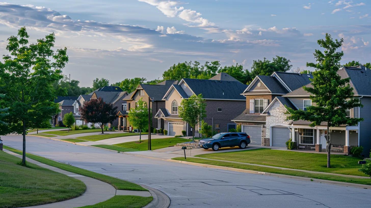 neighborhood homes in kansas city no text no lettering